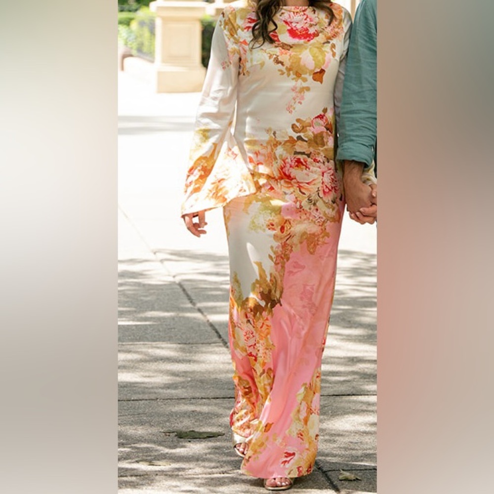 Floral Long Sleeve Dress